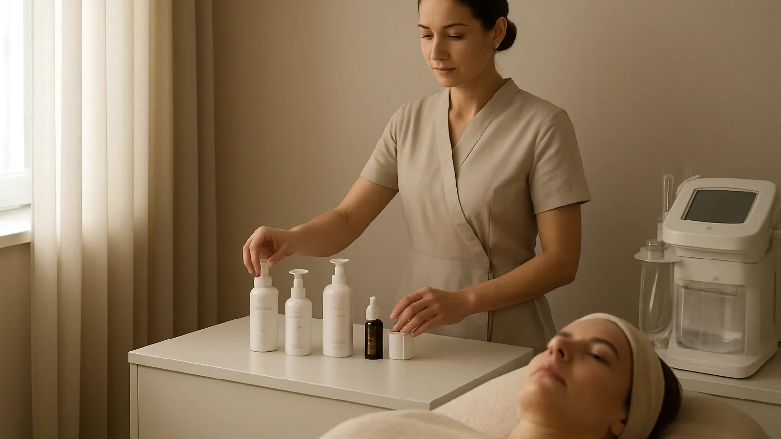 Hydro Facial Novo mesto – kako poteka obisk